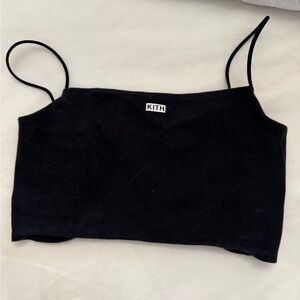 Kith Black Crop Top